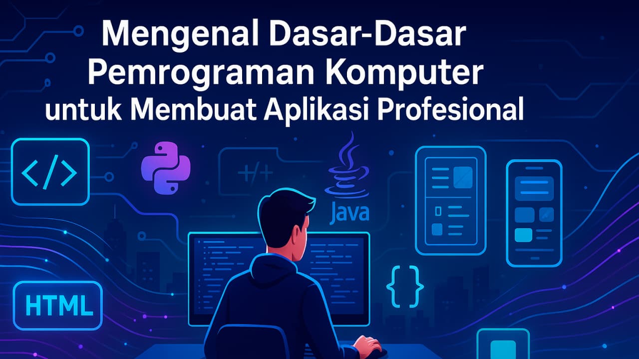 Mengenal Dasar-Dasar Pemrograman Komputer untuk Membuat Aplikasi Profesional