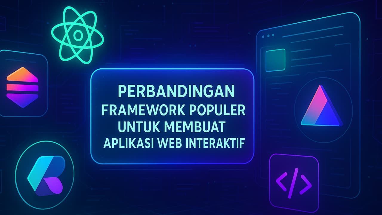 Perbandingan Framework Populer untuk Membuat Aplikasi Web Interaktif