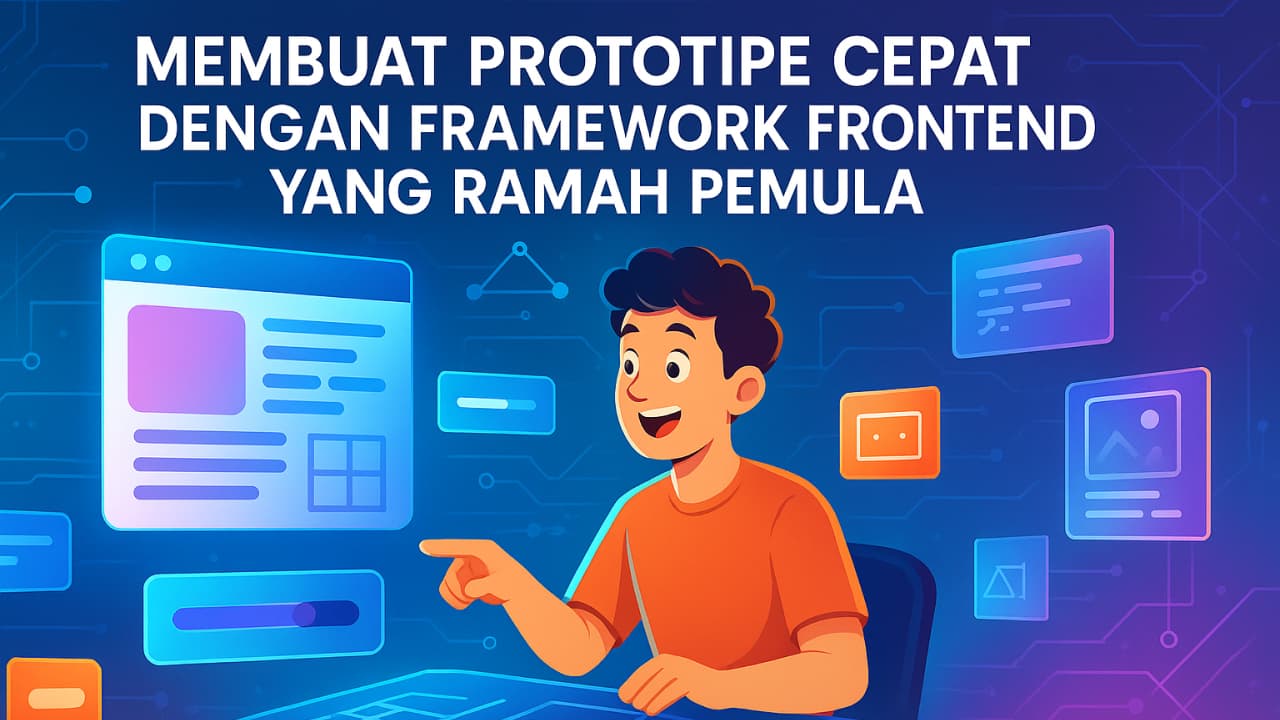 Membuat Prototipe Cepat dengan Framework Frontend yang Ramah Pemula