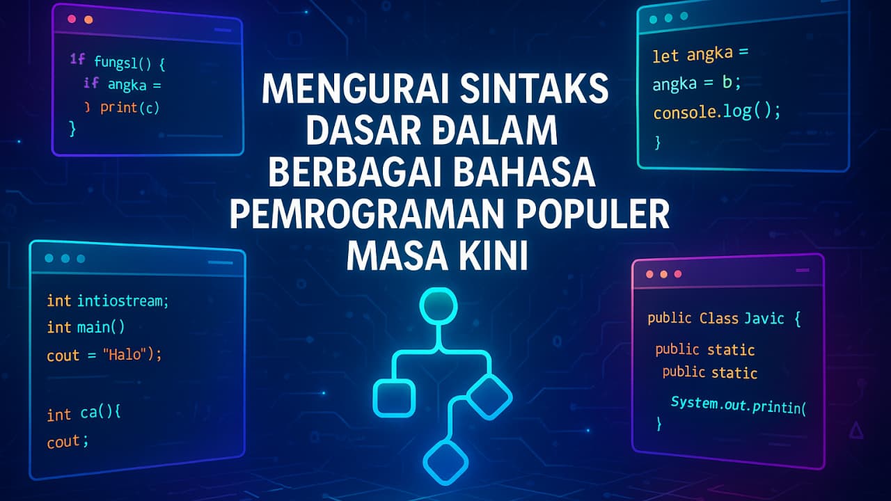 Mengurai Sintaks Dasar dalam Berbagai Bahasa Pemrograman Populer Masa Kini